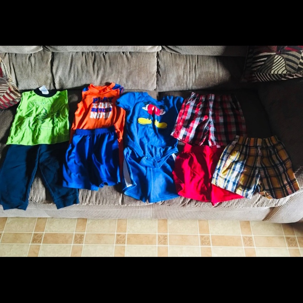 See all photos Lot of boy clothing Disney Nautica & more see all photos